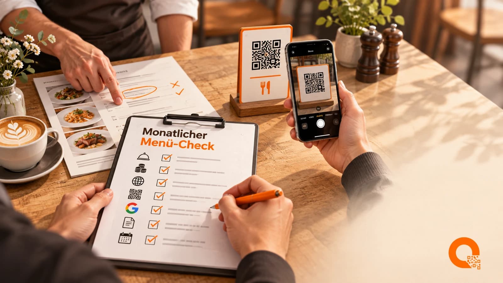 Digitale Speisekarte pflegen: der monatliche Check für Ihr Team