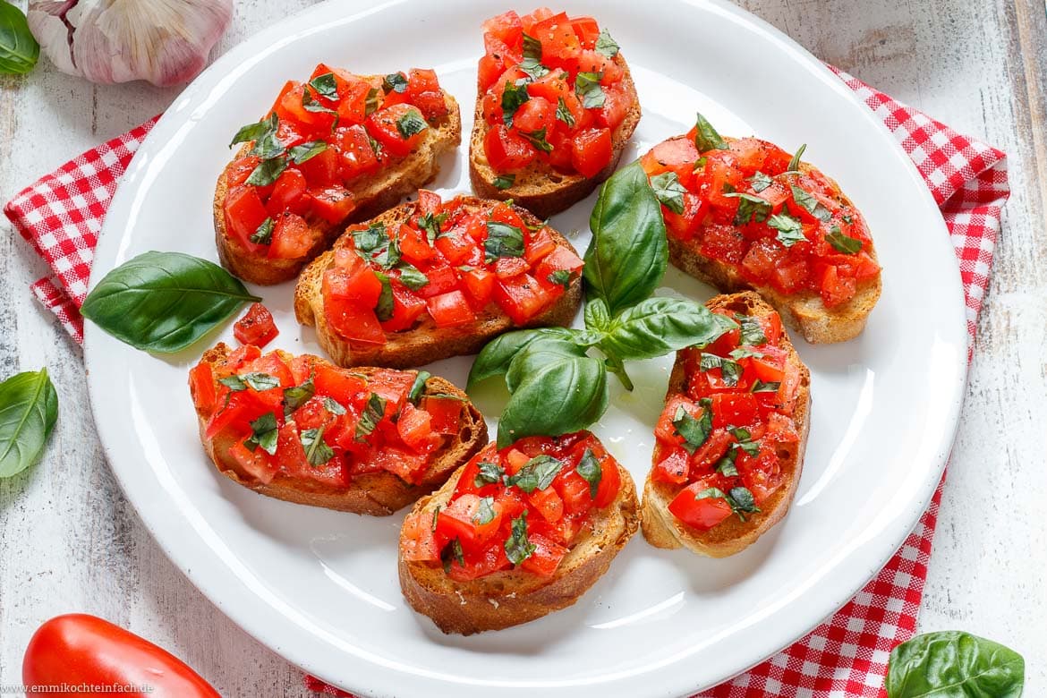 Bruschetta mit Tomaten